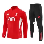 Liverpool Sweat d'Entraînement Homme 2025-26 Quart-Zip Rouge