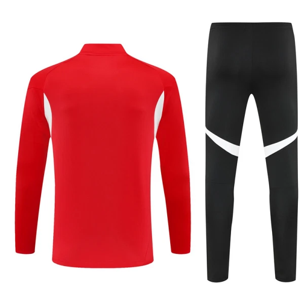Liverpool Sweat d'Entraînement Homme 2025-26 Quart-Zip Rouge