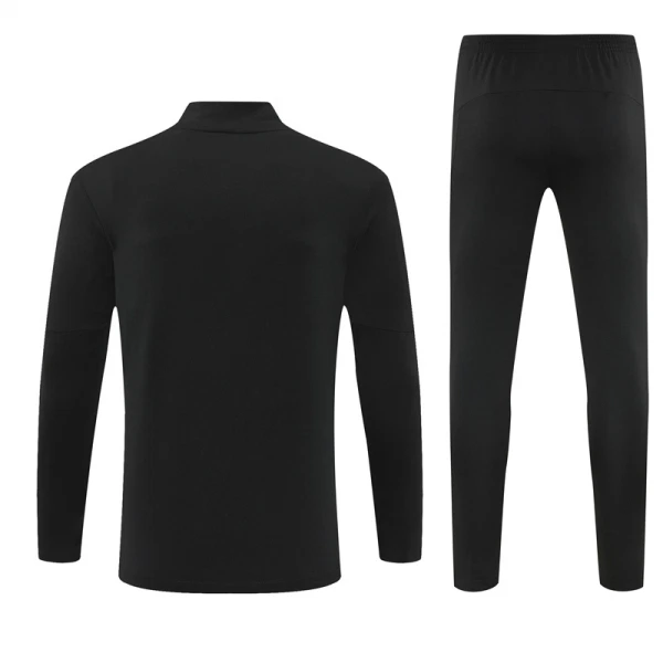 Manchester City Sweat d'Entraînement Homme 2025-26 Quart-Zip Noire