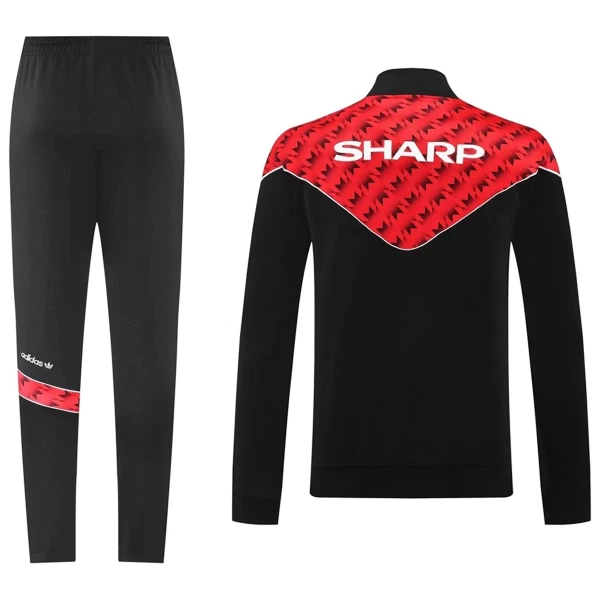 Manchester United Ensemble Vestes d'Entraînement Homme 2025-26 Rouge