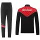 Manchester United Ensemble Vestes d'Entraînement Homme 2025-26 Rouge