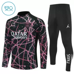 Paris Saint-Germain Sweat d'Entraînement Enfant 2025-26 Quart-Zip Noire Paris Saint-Germain Sweat d'Entraînement Enfant 2025-26 Quart-Zip Noire