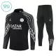 Paris Saint-Germain Sweat d'Entraînement Enfant 2025-26 Quart-Zip Noire