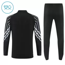 Paris Saint-Germain Sweat d'Entraînement Enfant 2025-26 Quart-Zip Noire