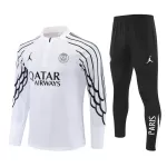 Paris Saint-Germain Sweat d'Entraînement Homme 2025-26 Quart-Zip Blanche