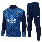 Paris Saint-Germain Sweat d'Entraînement Homme 2025-26 Quart-Zip Bleue