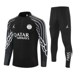 Paris Saint-Germain Sweat d'Entraînement Homme 2025-26 Quart-Zip Noire Paris Saint-Germain Sweat d'Entraînement Homme 2025-26 Quart-Zip Noire