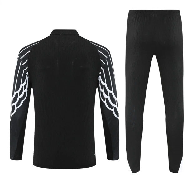 Paris Saint-Germain Sweat d'Entraînement Homme 2025-26 Quart-Zip Noire