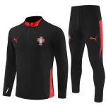 Portugal Sweat d'Entraînement Homme 2025-26 Quart-Zip Noire