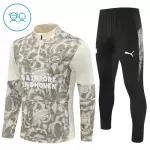 PSV Eindhoven Sweat d'Entraînement Enfant 2025-26 Quart-Zip Gris