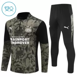 PSV Eindhoven Sweat d'Entraînement Enfant 2025-26 Quart-Zip Noire PSV Eindhoven Sweat d'Entraînement Enfant 2025-26 Quart-Zip Noire