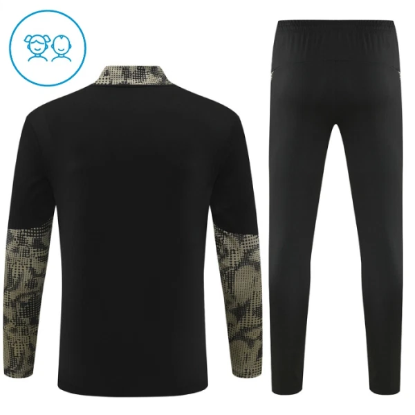 PSV Eindhoven Sweat d'Entraînement Enfant 2025-26 Quart-Zip Noire