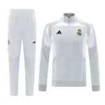 Real Madrid Ensemble Vestes d'Entraînement Homme 2025-26 Gris