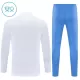 Real Madrid Sweat d'Entraînement Enfant 2025-26 Quart-Zip Blanche