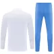 Real Madrid Sweat d'Entraînement Homme 2025-26 Quart-Zip Blanche