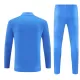 Real Madrid Sweat d'Entraînement Homme 2025-26 Quart-Zip Bleue