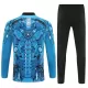 SSC Naples Sweat d'Entraînement Homme 2025-26 Quart-Zip Bleue