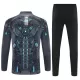 SSC Naples Sweat d'Entraînement Homme 2025-26 Quart-Zip Noire