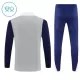 Tottenham Hotspur Sweat d'Entraînement Enfant 2025-26 Quart-Zip Gris