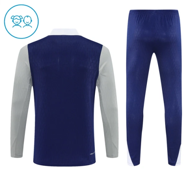 Tottenham Hotspur Sweat d'Entraînement Enfant 2025-26 Quart-Zip Navy
