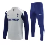 Tottenham Hotspur Sweat d'Entraînement Homme 2025-26 Quart-Zip Gris