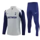 Tottenham Hotspur Sweat d'Entraînement Homme 2025-26 Quart-Zip Gris