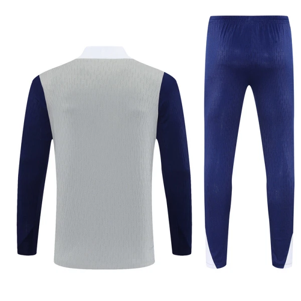 Tottenham Hotspur Sweat d'Entraînement Homme 2025-26 Quart-Zip Gris