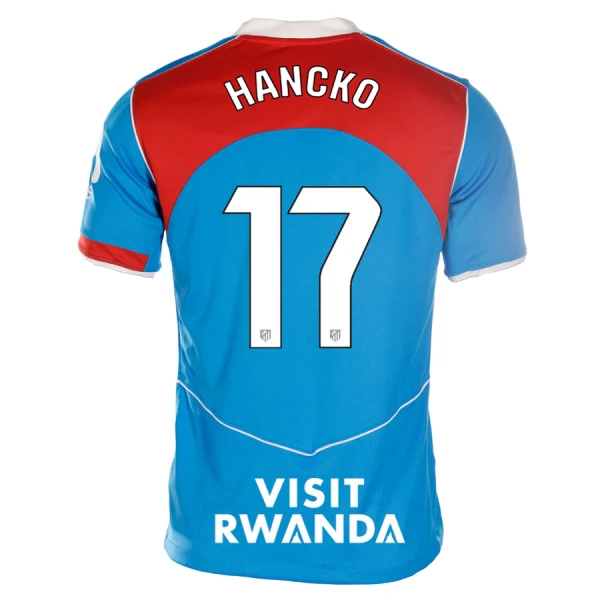 Maillot Atlético Madrid Hancko 17 Homme Third 2025-26