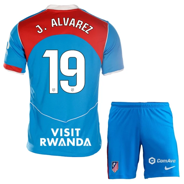 Maillot Atlético Madrid J. Alvarez 19 Enfant Third 2025-26