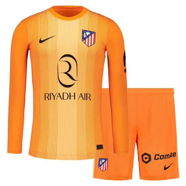 Maillot Gardien Atlético Madrid Enfant 2025-26 Orange Manches Longues Maillot Gardien Atlético Madrid Enfant 2025-26 Orange Manches Longues