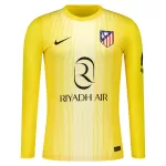 Maillot Gardien Atlético Madrid Homme 2025-26 Jaune Manches Longues