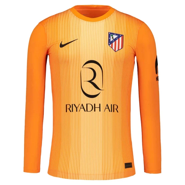 Maillot Gardien Atlético Madrid Homme 2025-26 Orange Manches Longues
