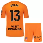 Maillot Gardien Atlético Madrid Oblak 13 Enfant 2025-26 Orange