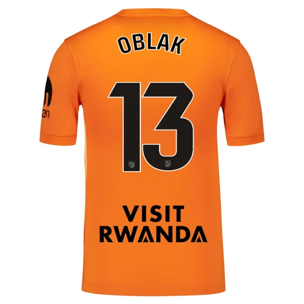 Maillot Gardien Atlético Madrid Oblak 13 Enfant 2025-26 Orange