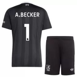 Maillot Gardien Liverpool A. Becker 1 Enfant 2025-26 Noire Maillot Gardien Liverpool A. Becker 1 Enfant 2025-26 Noire
