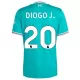 Maillot Liverpool Diogo J 20 Enfant Third 2025-26
