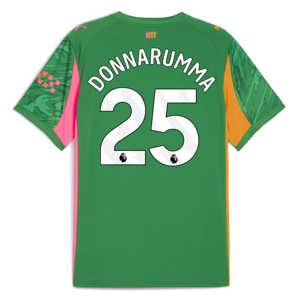 Maillot Gardien Manchester City Gianluigi Donnarumma 25 Homme 2025-26 Verte
