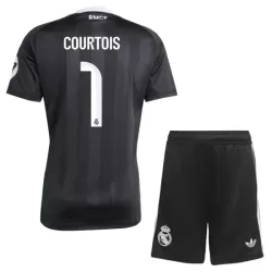 Maillot Gardien Real Madrid Courtois 1 Enfant 2025-26 Noire Maillot Gardien Real Madrid Courtois 1 Enfant 2025-26 Noire