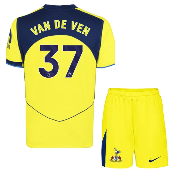 Maillot Tottenham Hotspur Van De Ven 37 Enfant Third 2025-26