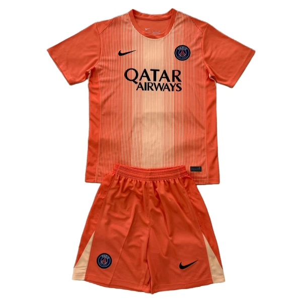 Maillot Gardien Paris Saint-Germain Enfant 2025-26 Orange Maillot Gardien Paris Saint-Germain Enfant 2025-26 Orange