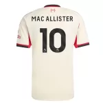 Maillot Liverpool Mac Allister 10 Homme Extérieur 2025-26