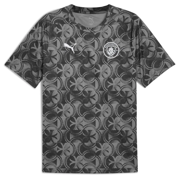Maillot Manchester City Pre-Match Homme 2025-26 Noire