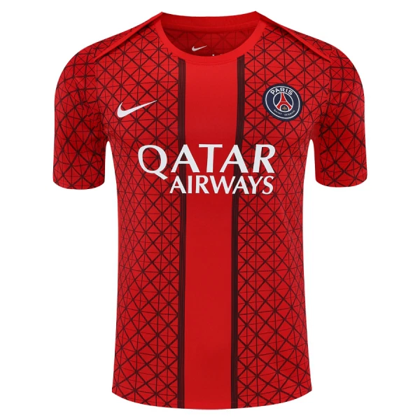 Maillot Paris Saint-Germain Pre-Match Homme 2025-26 Rouge