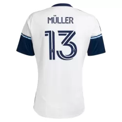 Maillot Vancouver Whitecaps FC Muller 13 Homme Domicile 2025-26