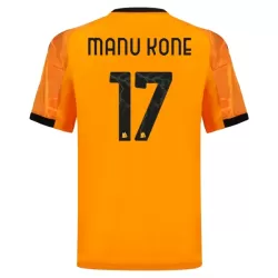 Maillot AS Roma Manu Kone 17 Homme Extérieur 2025-26 Maillot AS Roma Manu Kone 17 Homme Extérieur 2025-26