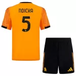 Maillot AS Roma Ndicka 5 Enfant Extérieur 2025-26