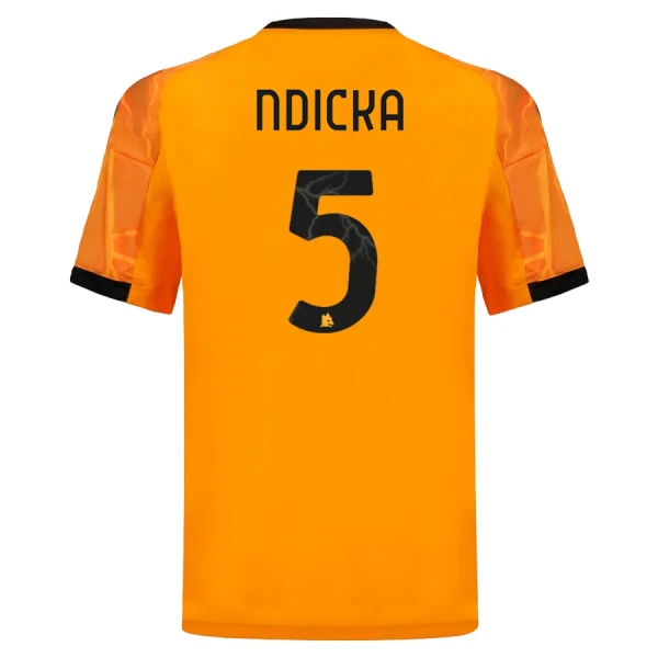 Maillot AS Roma Ndicka 5 Enfant Extérieur 2025-26
