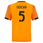 Maillot AS Roma Ndicka 5 Homme Extérieur 2025-26
