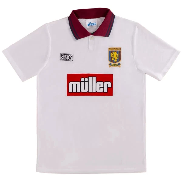 Maillot Aston Villa 1994-95 Homme Domicile Rétro Maillot Aston Villa 1994-95 Homme Domicile Rétro