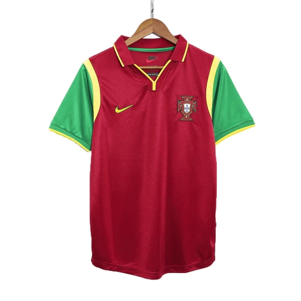 Maillot Portugal Homme Domicile Rétro 1998 Maillot Portugal Homme Domicile Rétro 1998